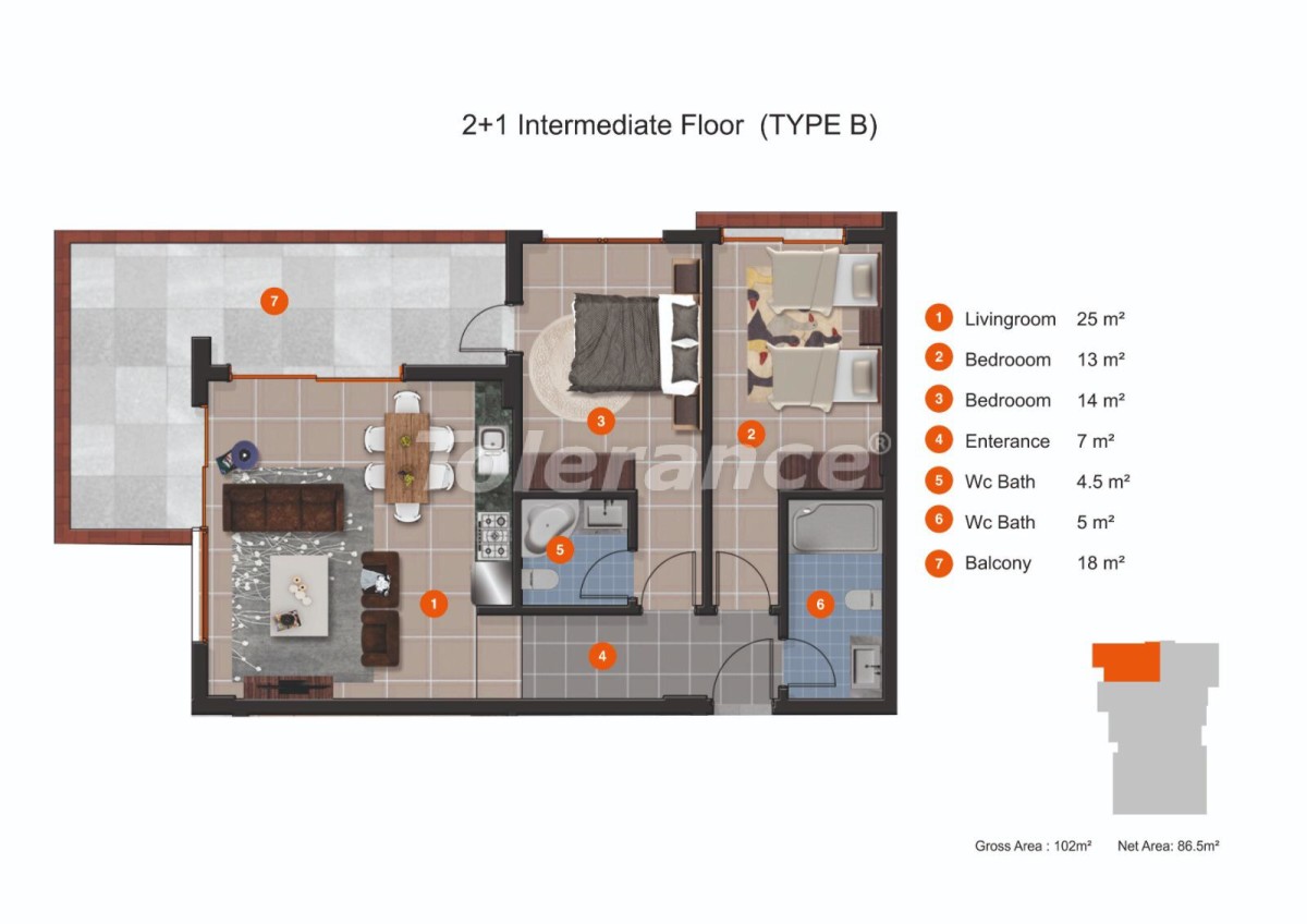 Apartment vom entwickler in Kestel, Alanya meeresblick pool ratenzahlung - immobilien in der Türkei kaufen - 20434