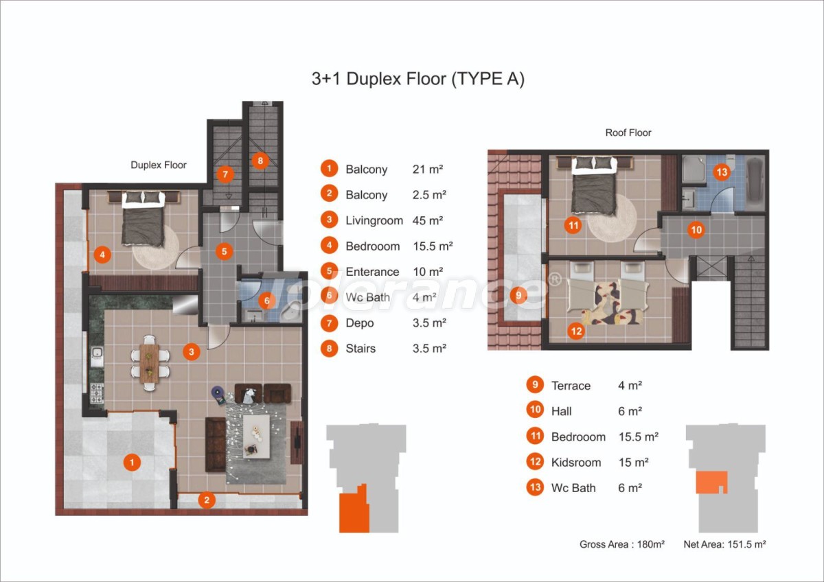 Apartment vom entwickler in Kestel, Alanya meeresblick pool ratenzahlung - immobilien in der Türkei kaufen - 20435