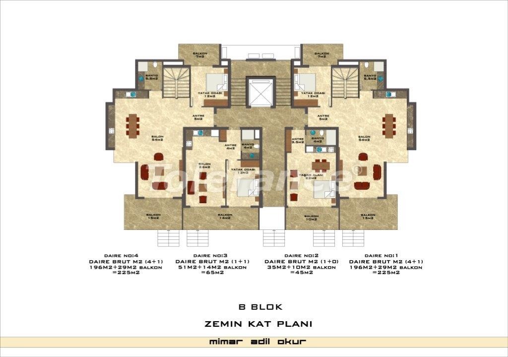 Apartment vom entwickler in Kestel, Alanya meeresblick pool - immobilien in der Türkei kaufen - 3031