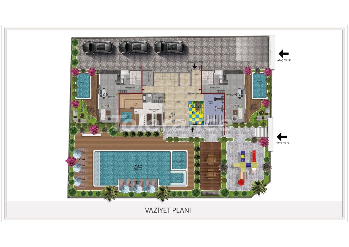 Appartement van de ontwikkelaar in Kestel, Alanya zeezicht zwembad afbetaling - onroerend goed kopen in Turkije - 63414