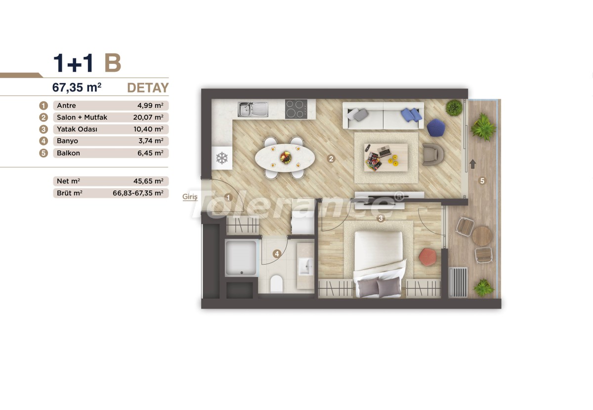 Apartment vom entwickler in Konak, İzmir meeresblick pool ratenzahlung - immobilien in der Türkei kaufen - 48414