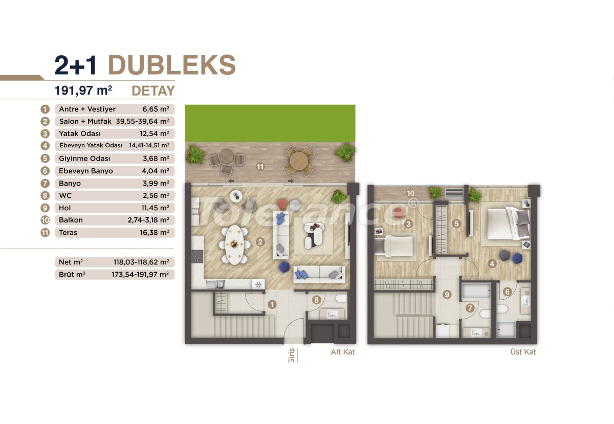 Apartment vom entwickler in Konak, İzmir meeresblick pool ratenzahlung - immobilien in der Türkei kaufen - 48420