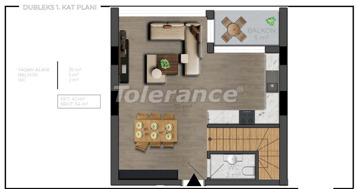 Apartment vom entwickler in Konyaaltı, Antalya pool ratenzahlung - immobilien in der Türkei kaufen - 108487