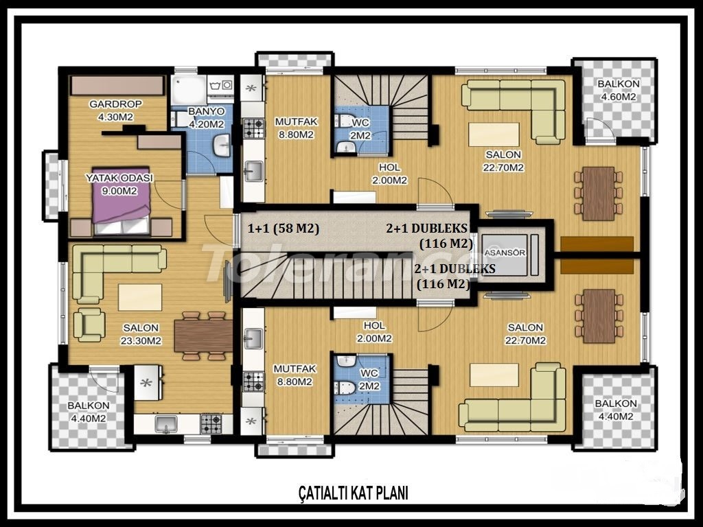 Apartment from the developer in Konyaalti, Antalya pool - buy realty in Turkey - 1123
