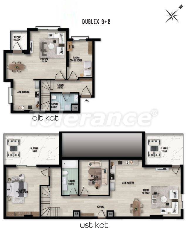 Apartment vom entwickler in Konyaaltı, Antalya pool ratenzahlung - immobilien in der Türkei kaufen - 124255