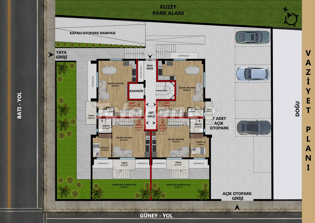 Apartment from the developer in Konyaaltı, Antalya with installment - buy realty in Turkey - 124443