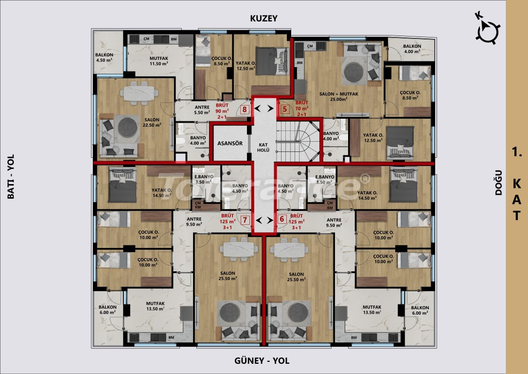 Apartment from the developer in Konyaaltı, Antalya with installment - buy realty in Turkey - 124446