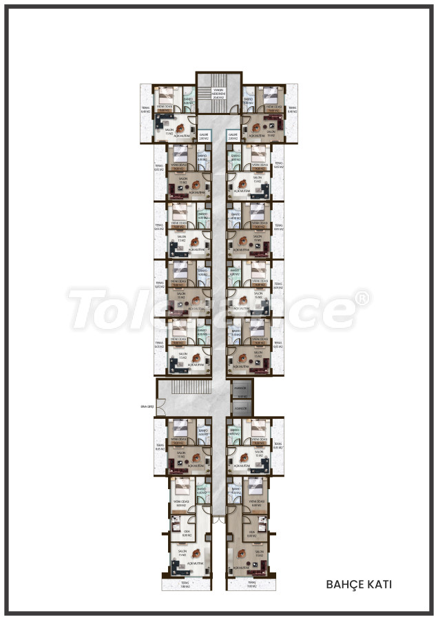 Apartment from the developer in Konyaaltı, Antalya with pool with installment - buy realty in Turkey - 125100