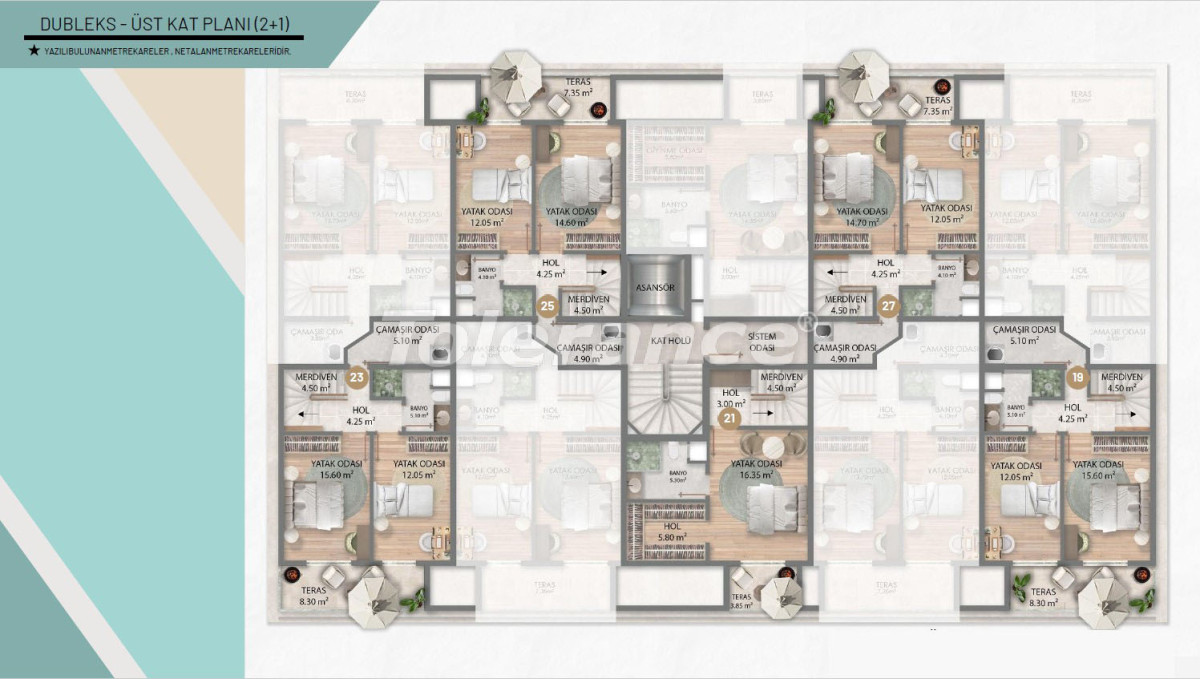 Apartment from the developer in Konyaaltı, Antalya with pool with installment - buy realty in Turkey - 127662