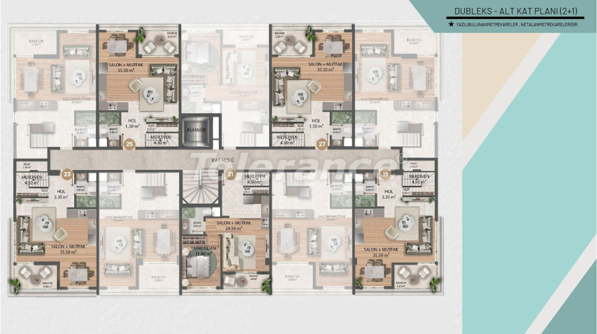 Apartment from the developer in Konyaaltı, Antalya with pool with installment - buy realty in Turkey - 127663