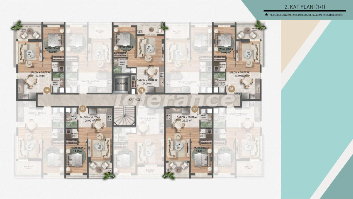 Apartment from the developer in Konyaaltı, Antalya with pool with installment - buy realty in Turkey - 127664
