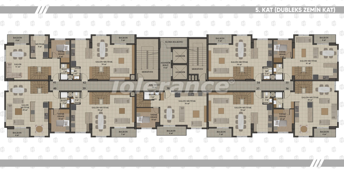 Apartment vom entwickler in Konyaaltı, Antalya pool ratenzahlung - immobilien in der Türkei kaufen - 133012