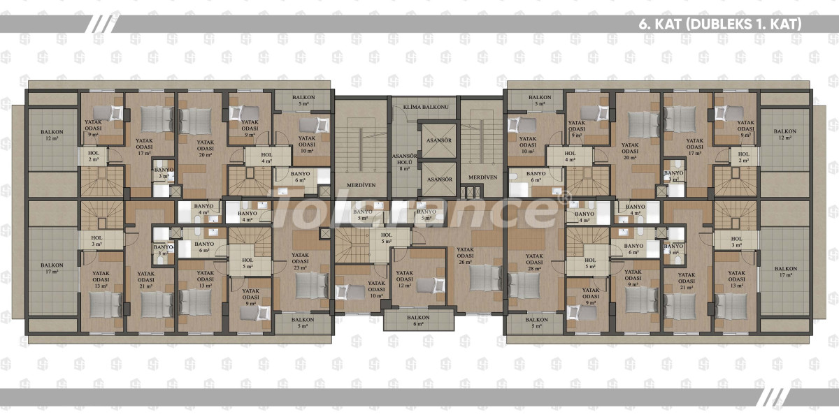 Apartment vom entwickler in Konyaaltı, Antalya pool ratenzahlung - immobilien in der Türkei kaufen - 133013