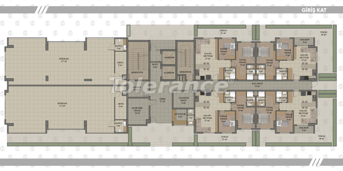 Apartment vom entwickler in Konyaaltı, Antalya pool ratenzahlung - immobilien in der Türkei kaufen - 133015