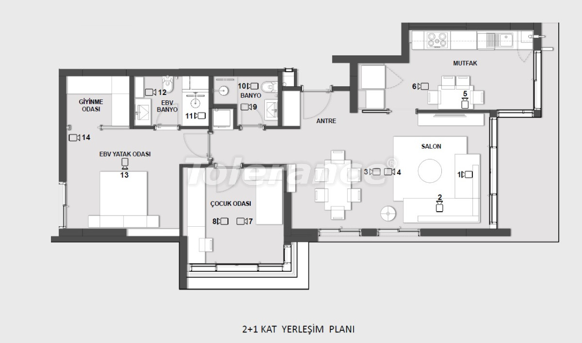 Apartment from the developer in Konyaaltı, Antalya with pool with installment - buy realty in Turkey - 133691