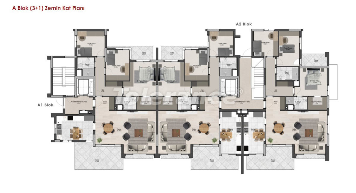 Apartment from the developer in Konyaaltı, Antalya with pool with installment - buy realty in Turkey - 133695