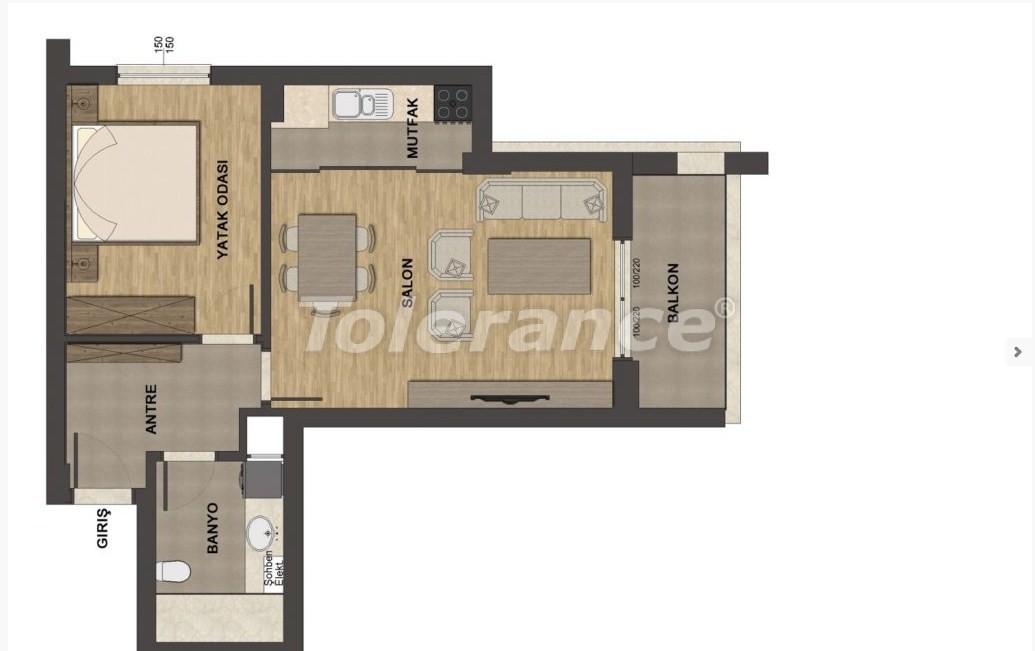 Apartment from the developer in Konyaalti, Antalya pool - buy realty in Turkey - 13658