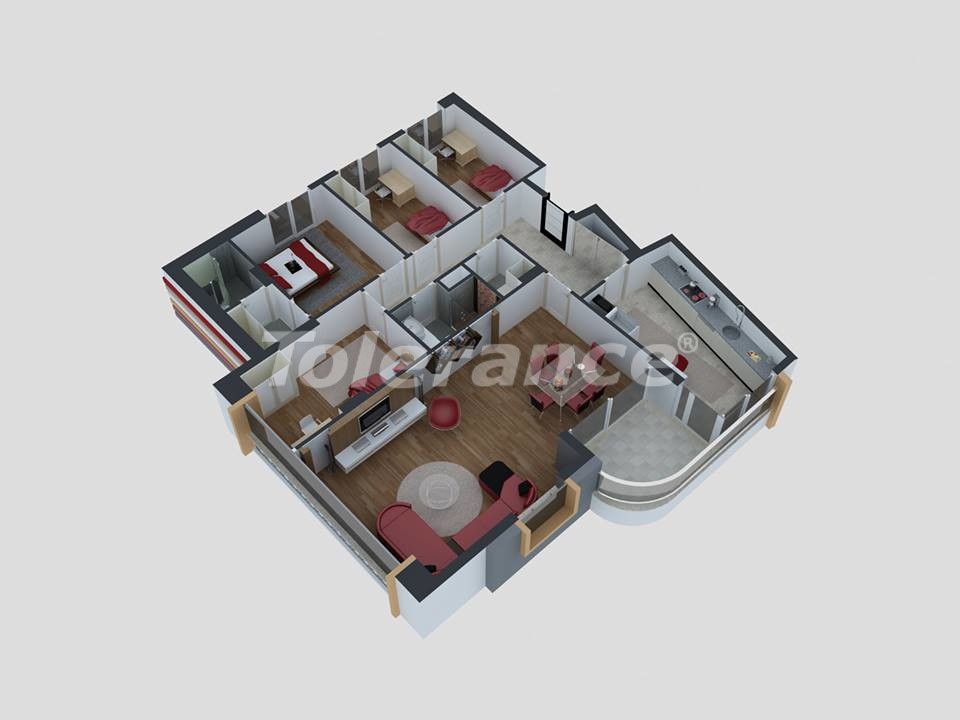 Apartment from the developer in Konyaalti, Antalya pool - buy realty in Turkey - 13687