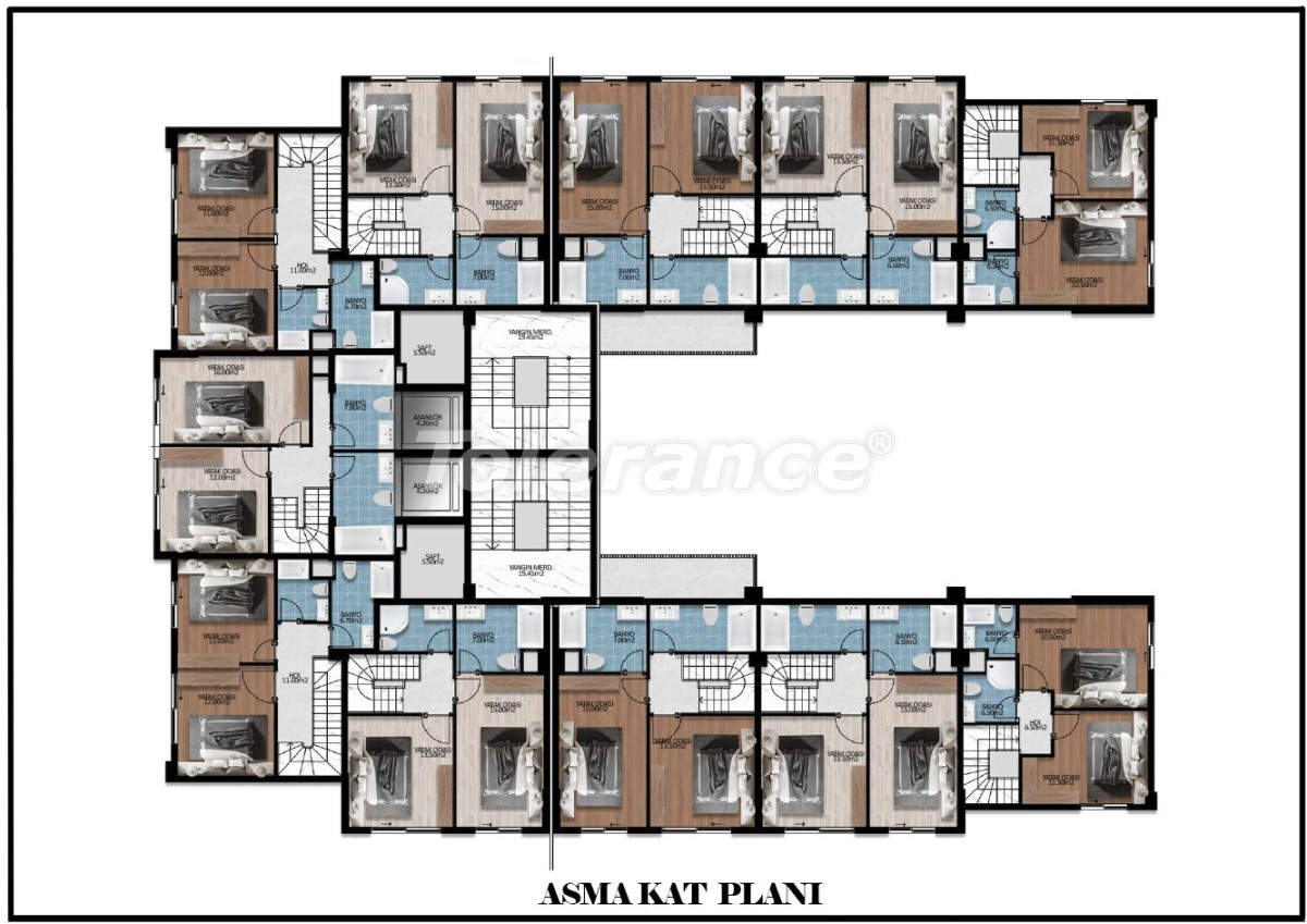 Appartement du développeur еn Konyaaltı, Antalya piscine - acheter un bien immobilier en Turquie - 137269