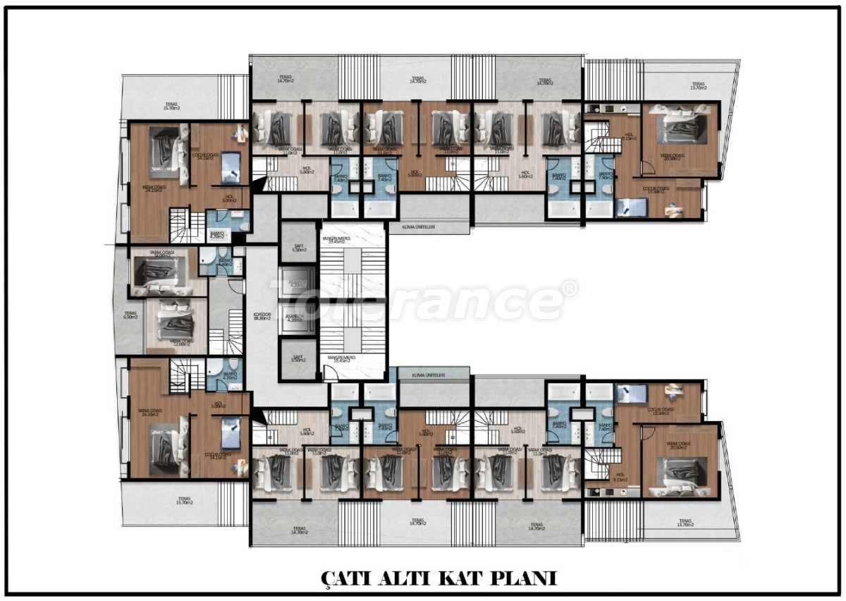 Appartement du développeur еn Konyaaltı, Antalya piscine - acheter un bien immobilier en Turquie - 137270