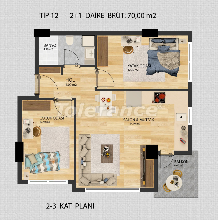 Appartement du développeur еn Konyaaltı, Antalya piscine versement - acheter un bien immobilier en Turquie - 138760