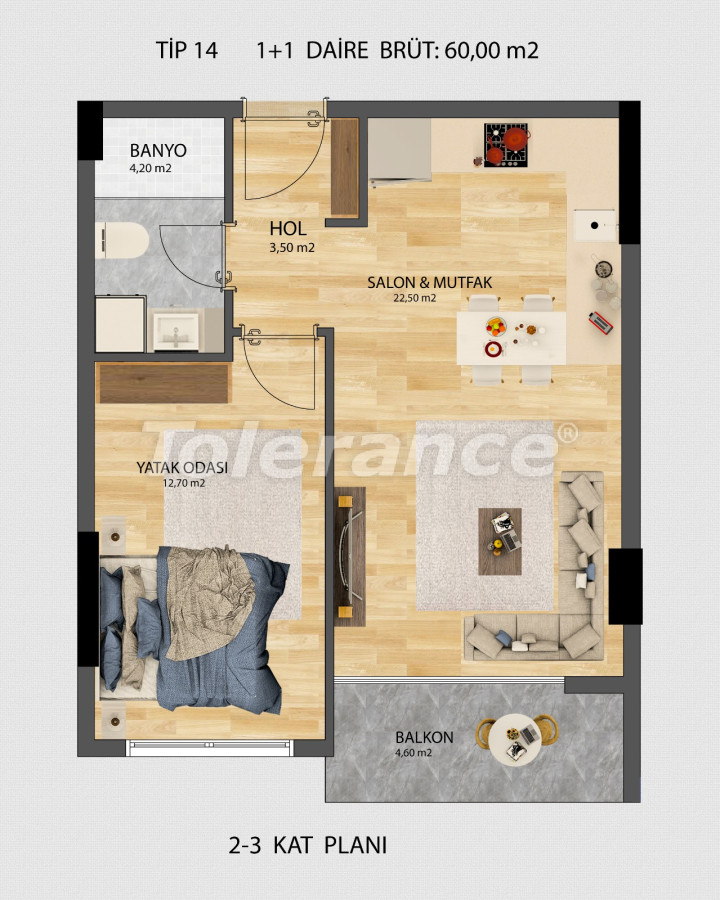 Appartement du développeur еn Konyaaltı, Antalya piscine versement - acheter un bien immobilier en Turquie - 138765