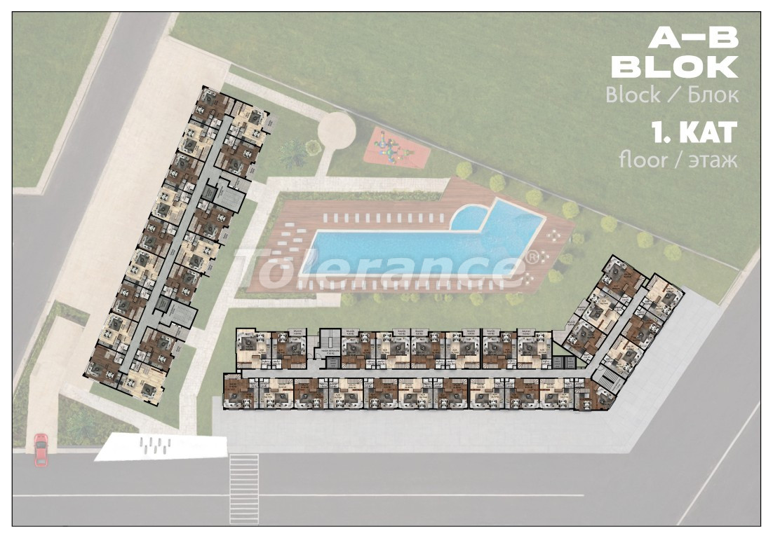 Appartement du développeur еn Konyaaltı, Antalya piscine versement - acheter un bien immobilier en Turquie - 141118