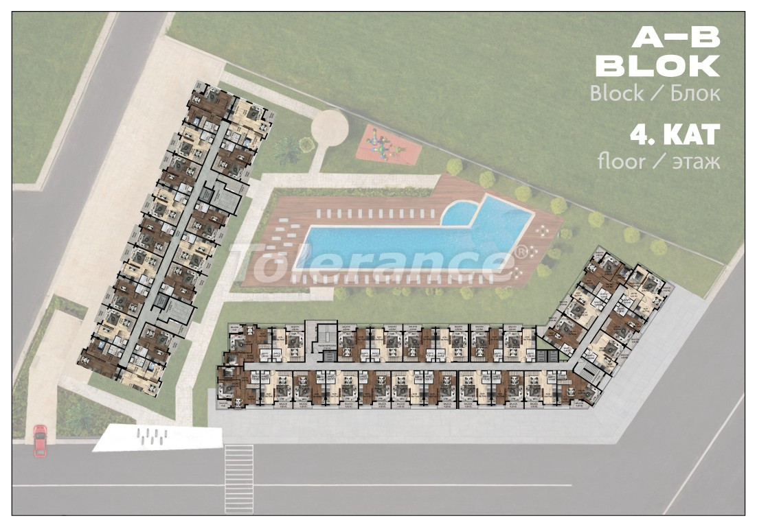 Appartement du développeur еn Konyaaltı, Antalya piscine versement - acheter un bien immobilier en Turquie - 141121