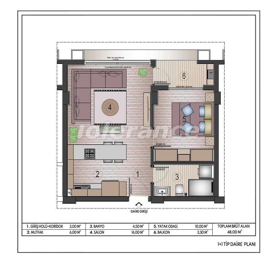 Appartement van de ontwikkelaar in Konyaaltı, Antalya met zwembad in termijnen - onroerend goed kopen in Turkije - 141731