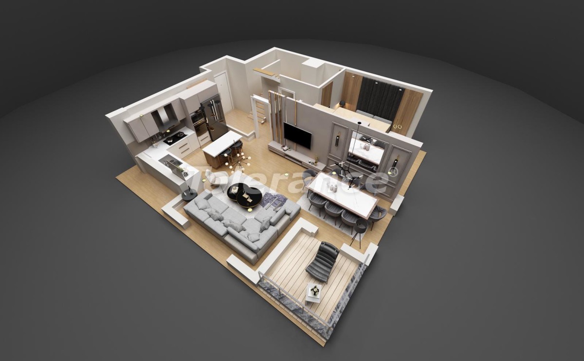Apartment from the developer in Konyaalti, Antalya pool installment - buy realty in Turkey - 29933