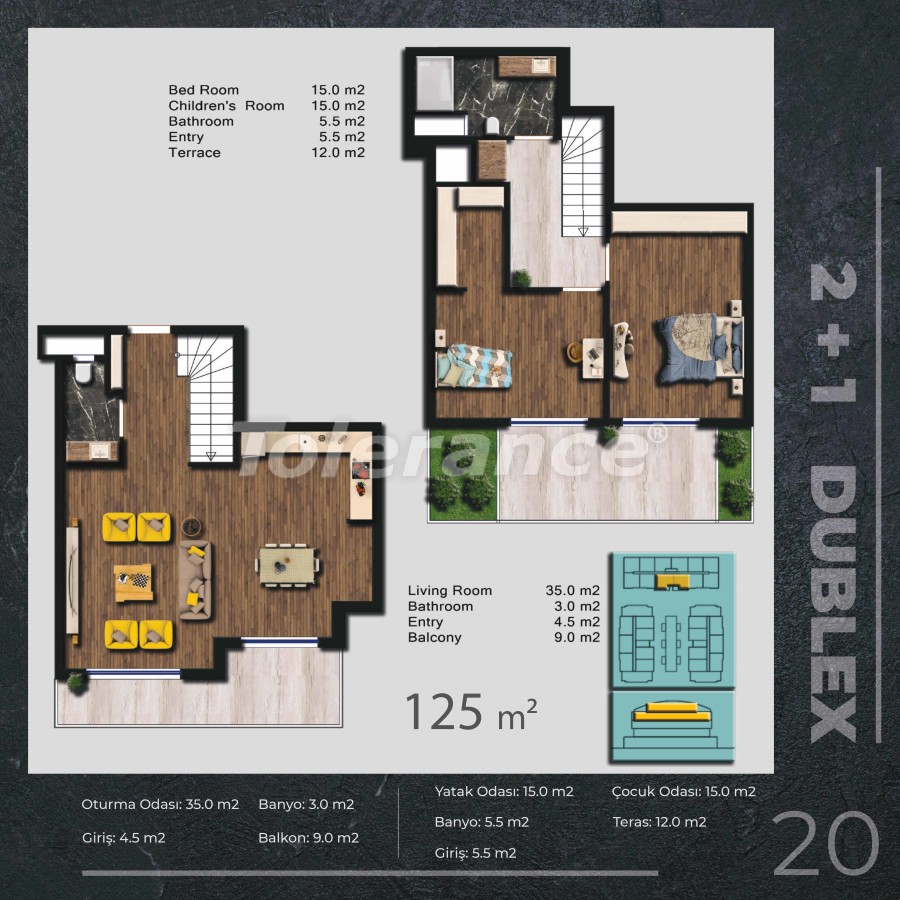 Apartment from the developer in Konyaaltı, Antalya with pool - buy realty in Turkey - 48550