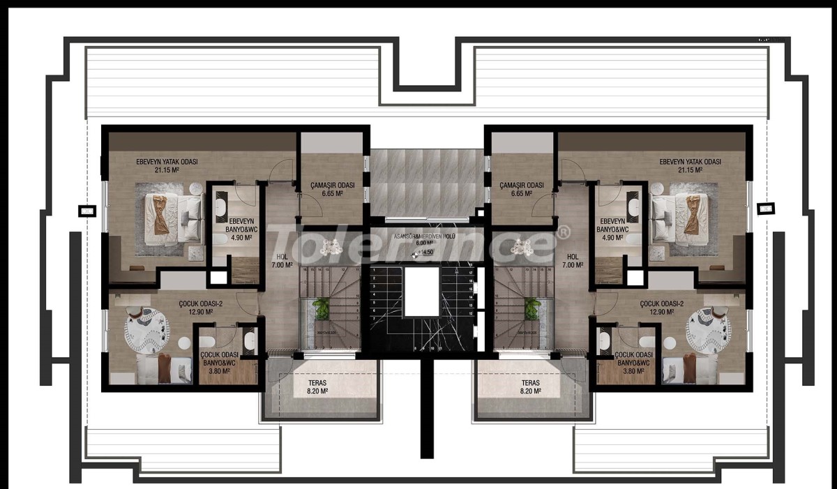 Apartment from the developer in Konyaaltı, Antalya with pool - buy realty in Turkey - 49697