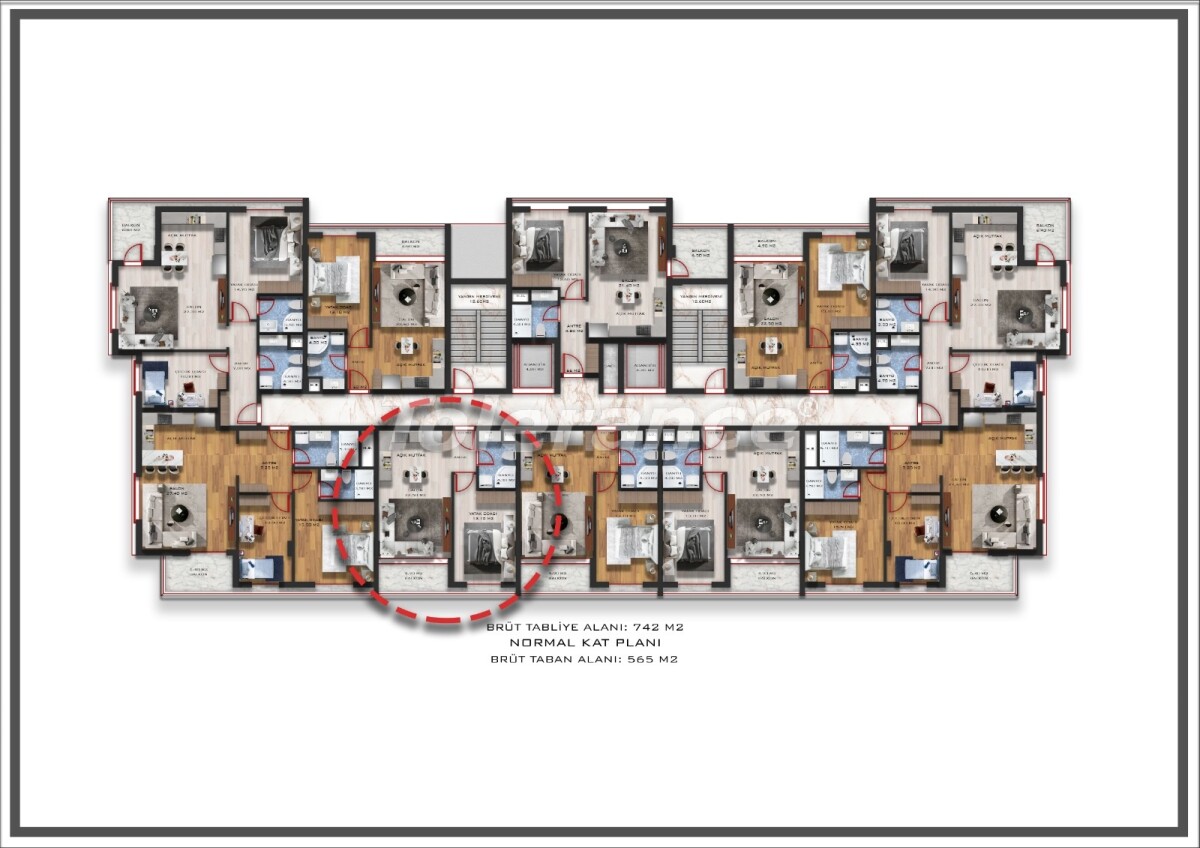 Apartment vom entwickler in Konyaaltı, Antalya pool ratenzahlung - immobilien in der Türkei kaufen - 61410