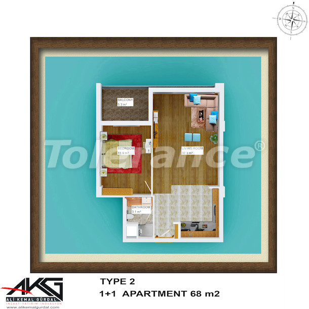 Apartment du développeur еn Konyaaltı, Antalya piscine - acheter un bien immobilier en Turquie - 6753