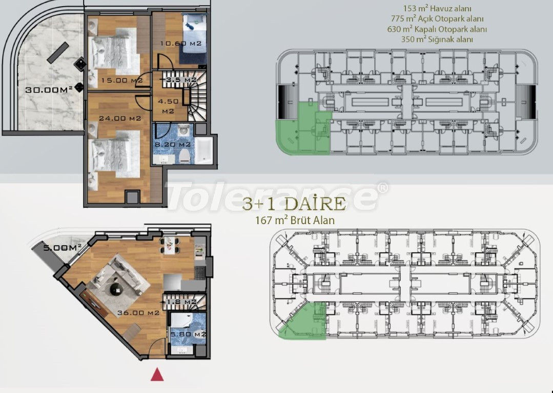 Apartment vom entwickler in Konyaaltı, Antalya pool ratenzahlung - immobilien in der Türkei kaufen - 98243