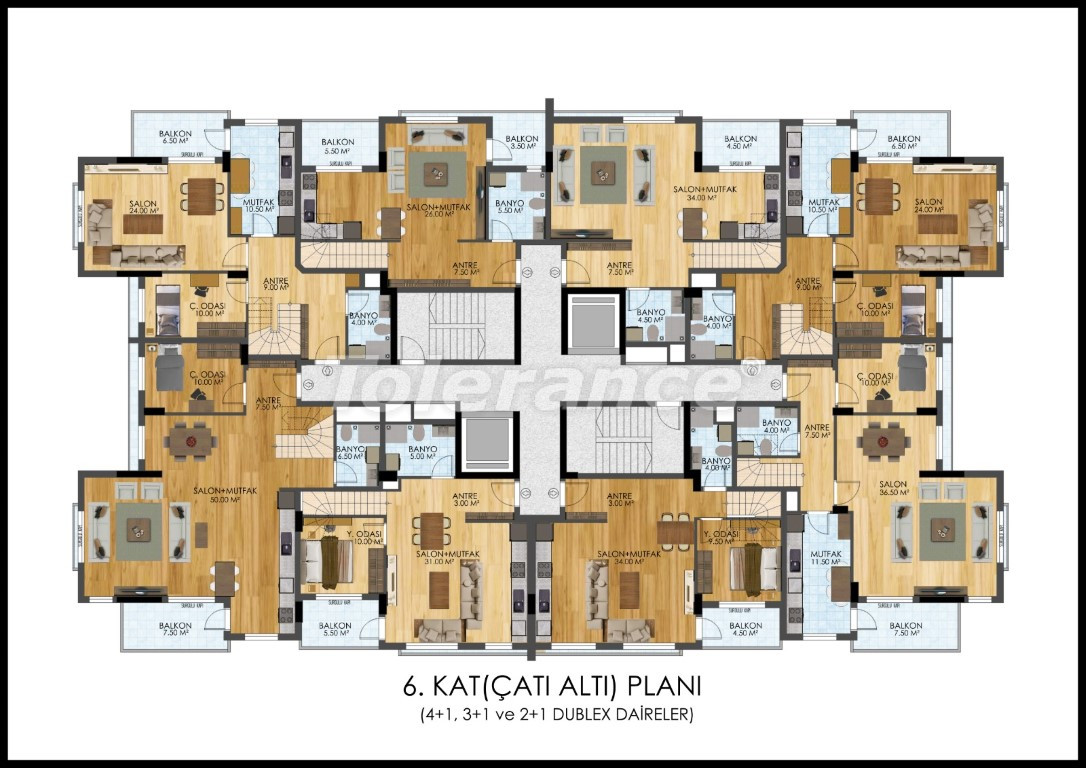 Apartment vom entwickler in Konyaaltı, Antalya pool ratenzahlung - immobilien in der Türkei kaufen - 98989