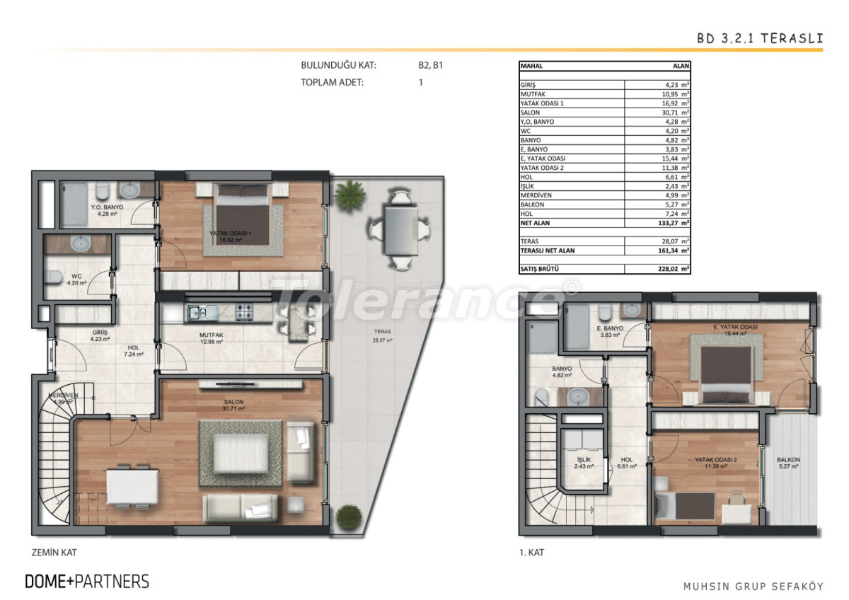 Apartment vom entwickler in Küçükçekmece, Istanbul pool ratenzahlung - immobilien in der Türkei kaufen - 103238
