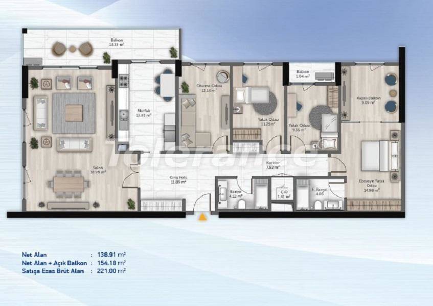 Apartment from the developer in Kucukcekmece, İstanbul pool - buy realty in Turkey - 27716