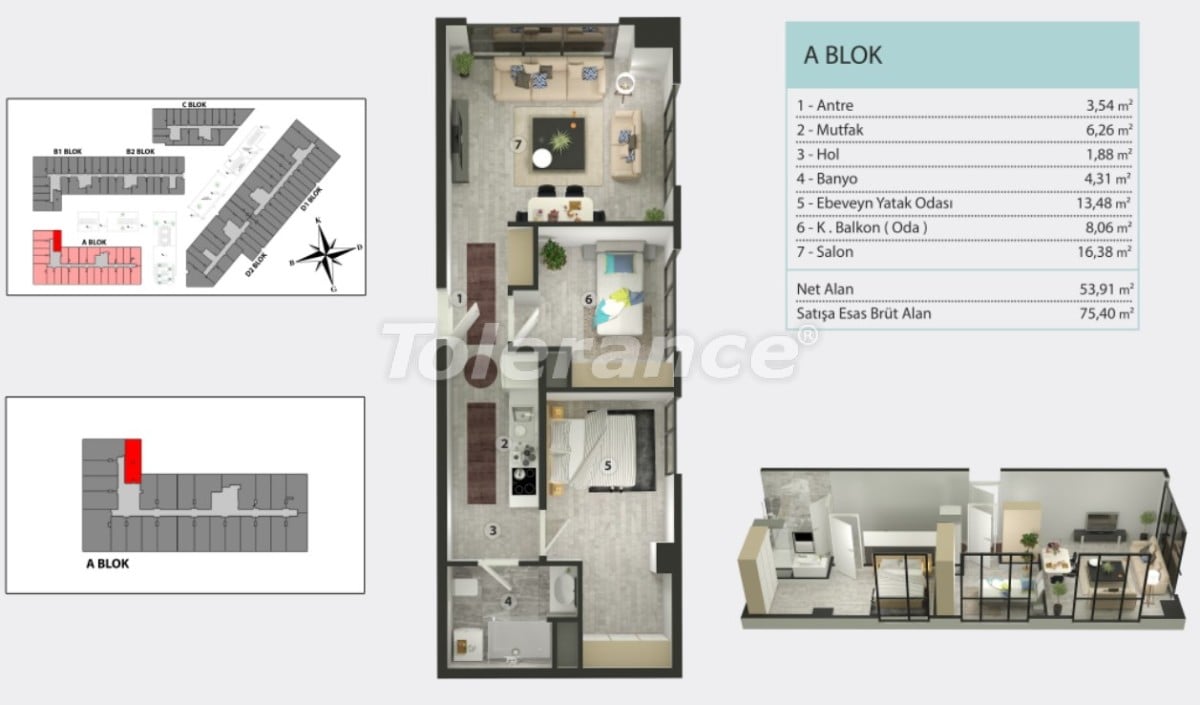 Apartment from the developer in Kucukcekmece, İstanbul installment - buy realty in Turkey - 36266