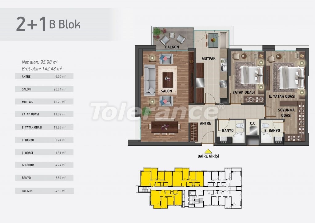 آپارتمان از سازنده که در کوچک‌چکمجه, استانبول استخر - خرید ملک در ترکیه - 54903