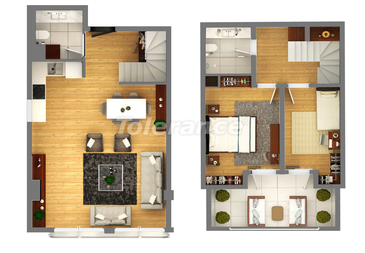 Apartment vom entwickler in Kundu, Antalya pool - immobilien in der Türkei kaufen - 14890