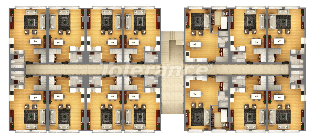 Apartment vom entwickler in Kundu, Antalya pool - immobilien in der Türkei kaufen - 14892