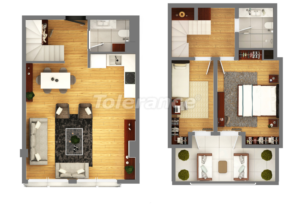 Apartment vom entwickler in Kundu, Antalya pool - immobilien in der Türkei kaufen - 14894