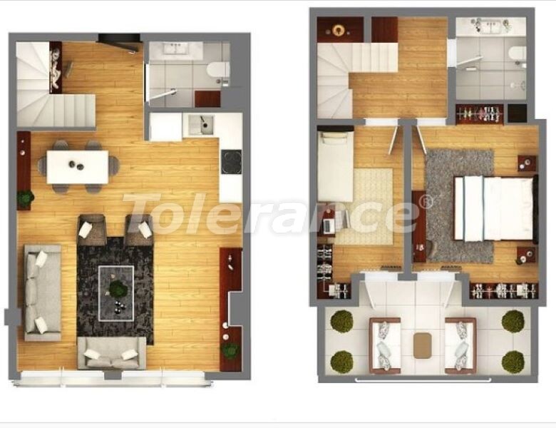 آپارتمان از سازنده که در کوندو, آنتالیا - خرید ملک در ترکیه - 64842