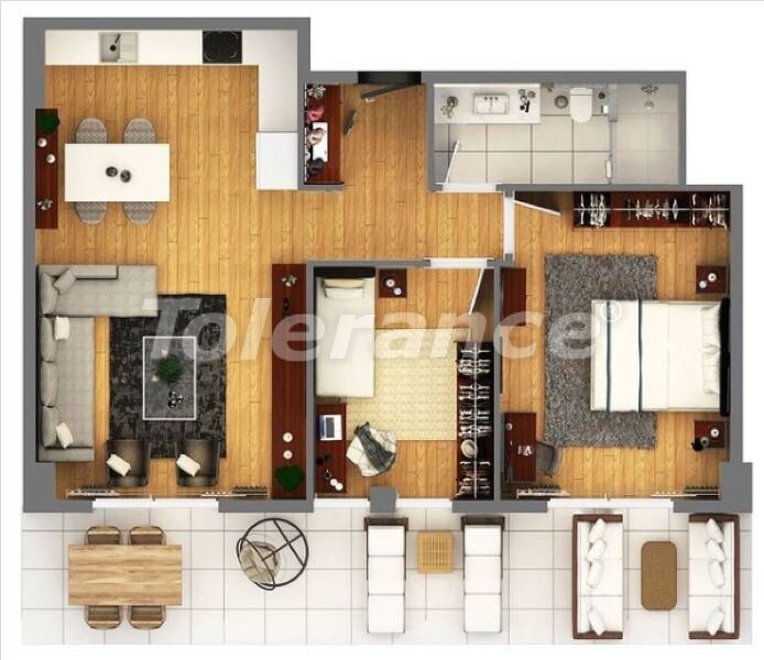 Apartment from the developer in Kundu, Antalya - buy realty in Turkey - 64843