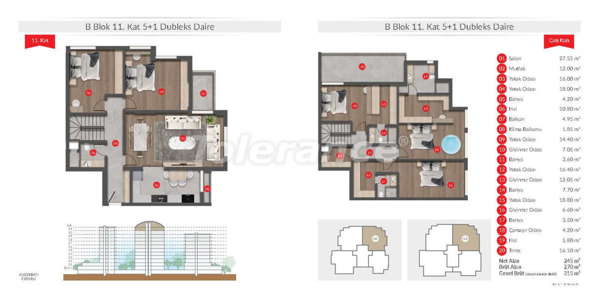 Apartment from the developer in Lara, Antalya with pool with installment - buy realty in Turkey - 135618