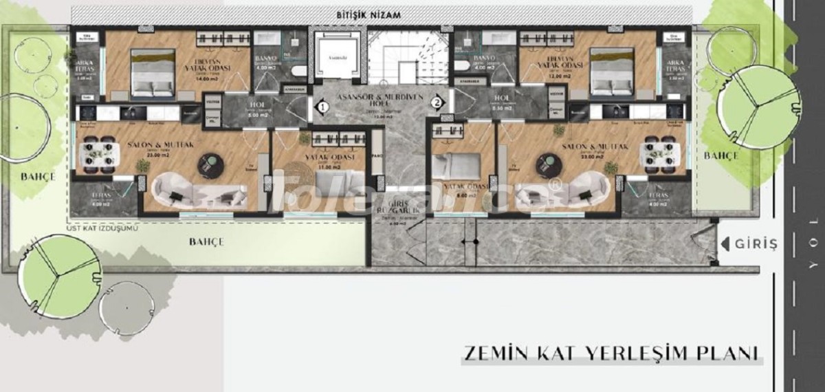 Apartment from the developer in Lara, Antalya - buy realty in Turkey - 51034