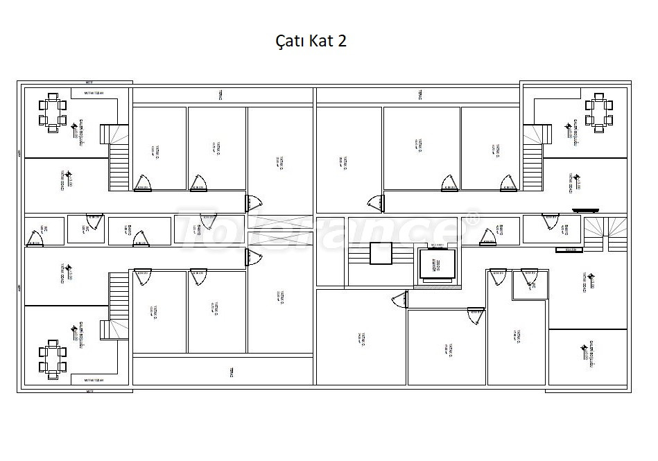 Apartment vom entwickler in Lara, Antalya ratenzahlung - immobilien in der Türkei kaufen - 70652