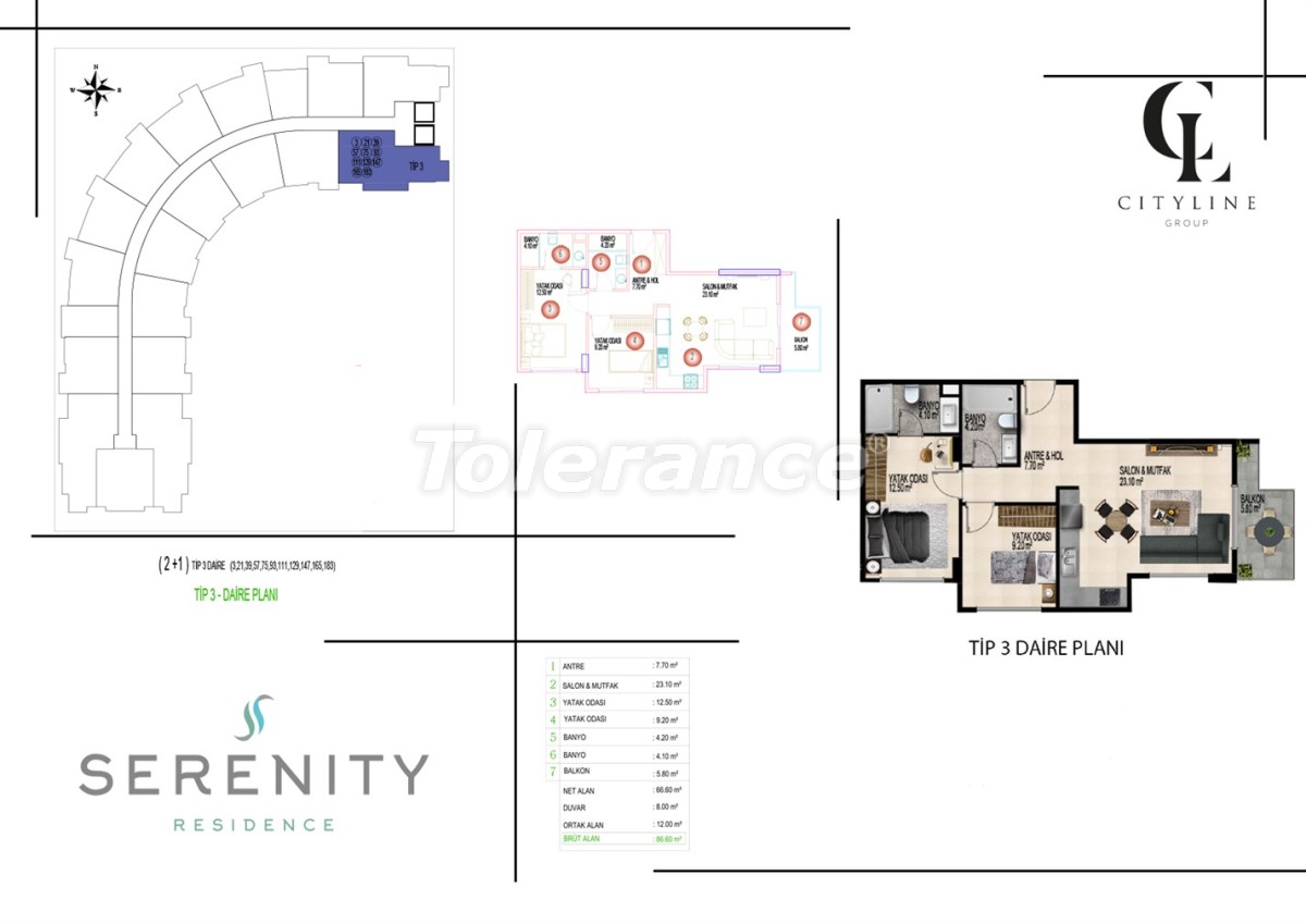 Apartment from the developer in Mahmutlar, Alanya with pool with installment - buy realty in Turkey - 21401