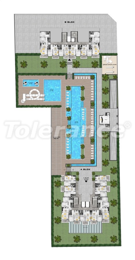 Appartement van de ontwikkelaar in Mahmutlar, Alanya zeezicht zwembad afbetaling - onroerend goed kopen in Turkije - 49935